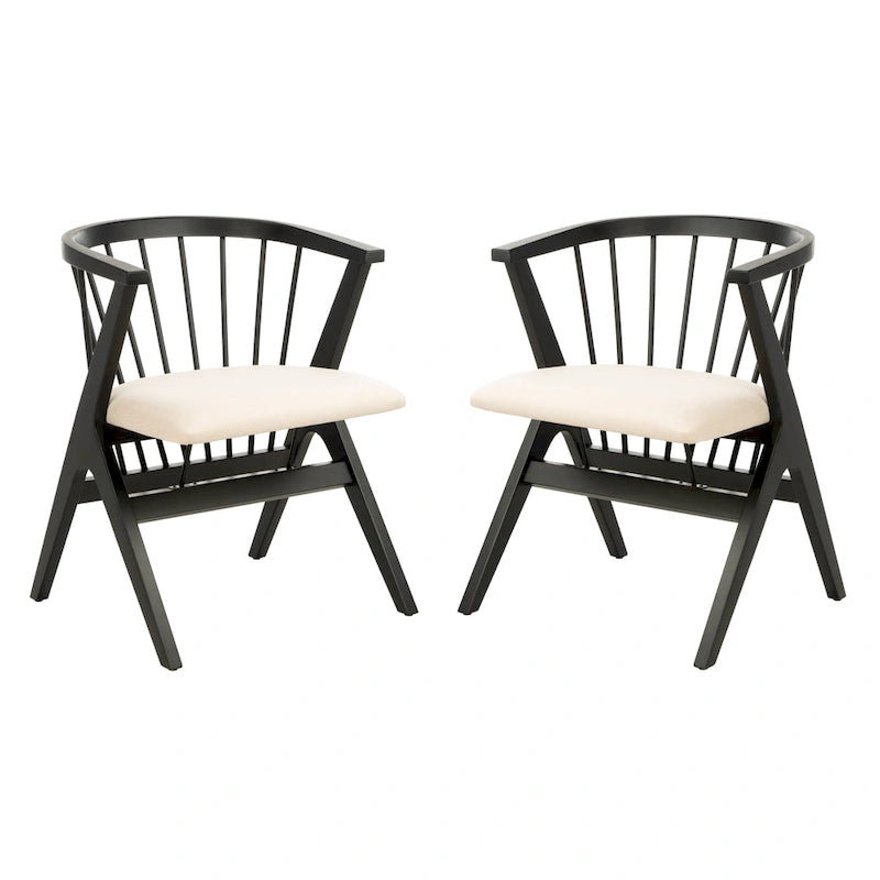 Carlota Spindle Dining Chair (Set of 2) - 23  W x 23  D x 30  H - 22Wx22Dx30H
