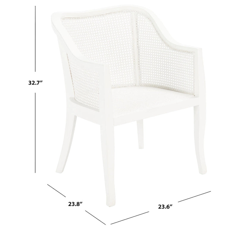 Olar Cane Dining Chair - 23.6  x 23.8  x 32.7  - 24Wx24Dx33H