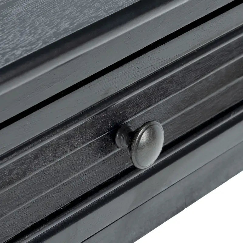 1-Drawer Lower Shelf Nightstand Accent Table - 19  W x 15.8  L x 26  H - 19Wx16Dx26H