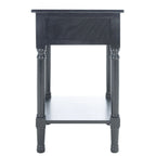 1-Drawer Lower Shelf Nightstand Accent Table - 19  W x 15.8  L x 26  H - 19Wx16Dx26H