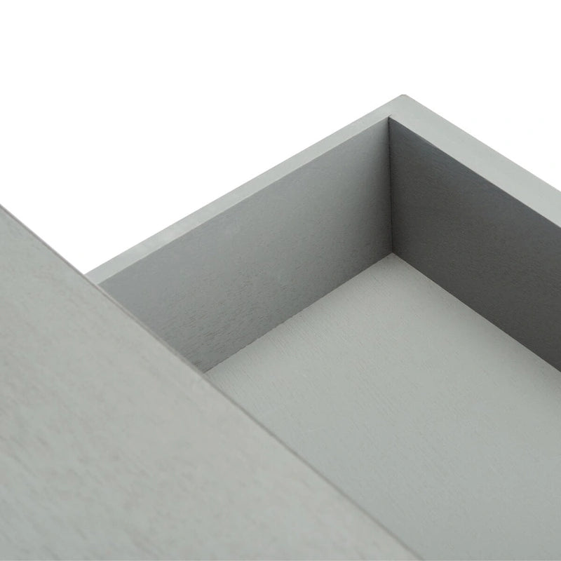 1-Drawer Lower Shelf Nightstand Accent Table - 19  W x 15.8  L x 26  H - 19Wx16Dx26H