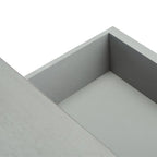 1-Drawer Lower Shelf Nightstand Accent Table - 19  W x 15.8  L x 26  H - 19Wx16Dx26H