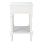 1-Drawer Lower Shelf Nightstand Accent Table - 19  W x 15.8  L x 26  H - 19Wx16Dx26H