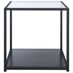 Arminta Square Lower Shelf Accent End Table - 19.7  W x 19.7  L x 19.7  H - 20Wx20Dx20H
