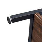 3-Piece Bedroom Sets with Metal Platform Bed Frame and Nightstand Set of 2