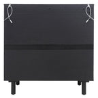 2 Door Dresser for Bedroom with Adjustable Laminates and Metal Handle