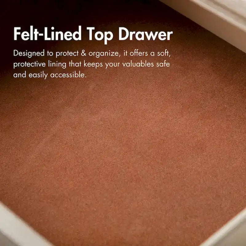 Drayden Transitional Oak Solid Wood 2-Piece Bed and Nightstand Bedroom Set