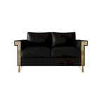 Glam Velvet Upholstered 2-Piece Living Room Set