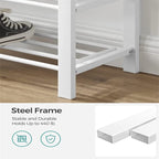 3-Tier Shoe Rack for Entryway - 12.2 D x 31.9 W x 19.3 H