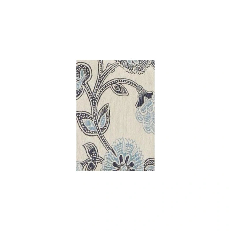 Maya Indigo Cream and Blue Accent Chair