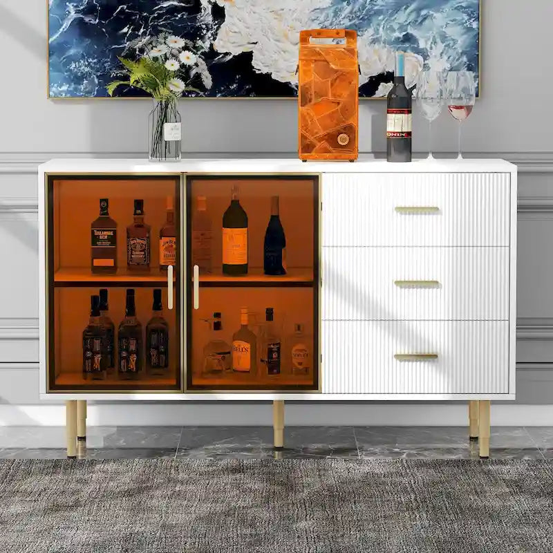 MDF Sideboard Buffet Cabinet