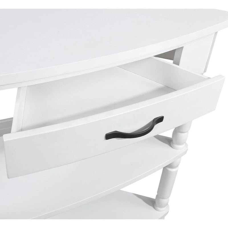 33.8 Small Triangle Corner Table,Wood Corner Side Table for Small Spaces,3 Tier End Corner Table with Solid Wood Legs