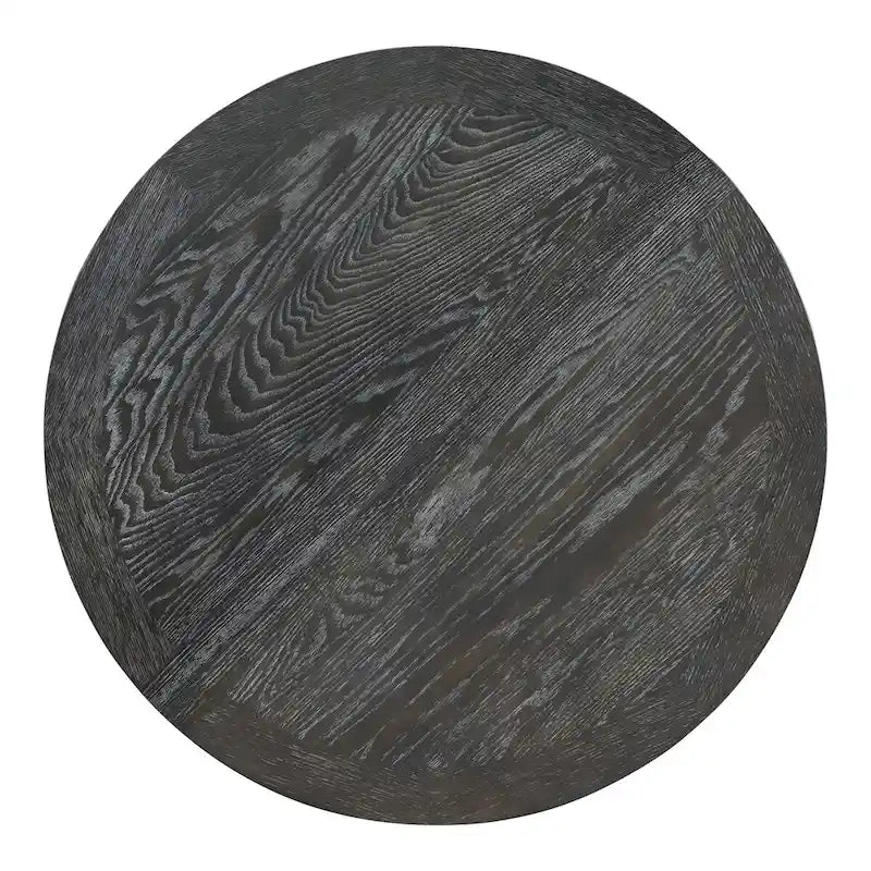 Retro Style Dining Table with Extendable Tabletop - N/A