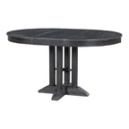 Retro Style Dining Table with Extendable Tabletop - N/A