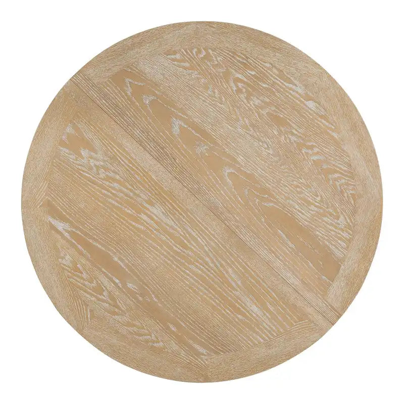 Retro Style Dining Table with Extendable Tabletop - N/A