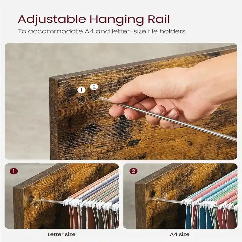 3 Drawers and Open Storage Shelves - 15.7 D x 31.5 W x 26 H