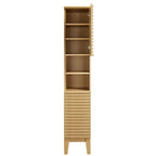 Render Tall Narrow Bathroom Storage Cabinet