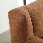 Fluffy Bean Bag Chair, Super Soft Lazy Sofa Chair With Memory Foam And Ottoman, Indoor Modern Bean Bag Chair