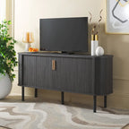 2 Tambour Door Sideboard/Media Stand. - 63Wx18Dx32H