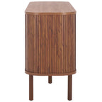 2 Tambour Door Sideboard/Media Stand. - 63Wx18Dx32H