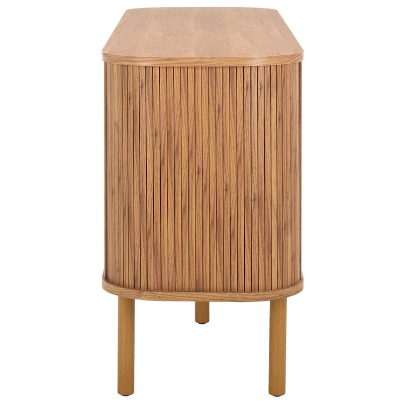 2 Tambour Door Sideboard/Media Stand. - 63Wx18Dx32H