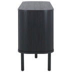 2 Tambour Door Sideboard/Media Stand. - 63Wx18Dx32H